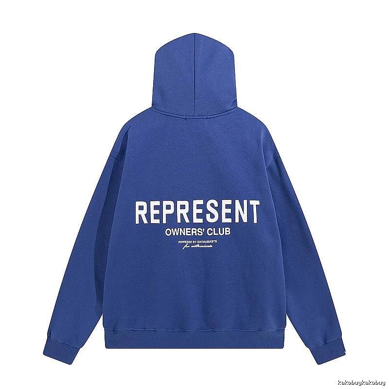 Represent Travel Owners Club hoodie Navy Large Represent with Modern Look