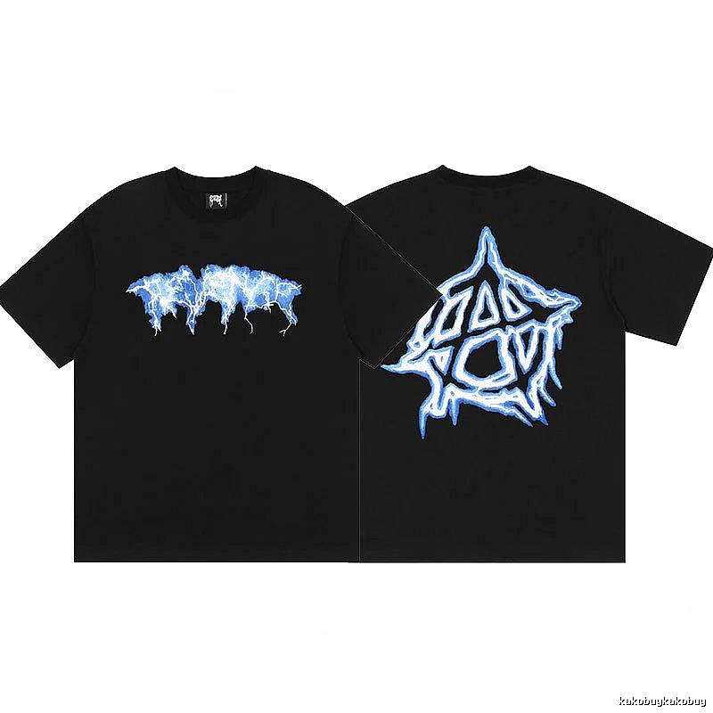 Revenge Black Skull Graphic T-Shirt Smart Casual