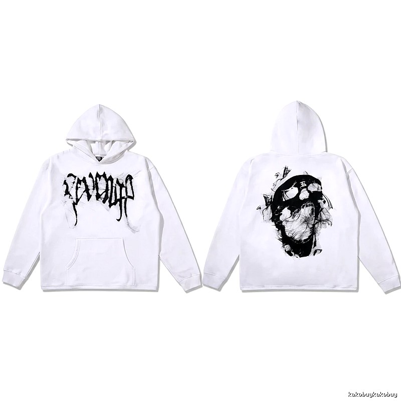 Revenge dark - style white hoodie