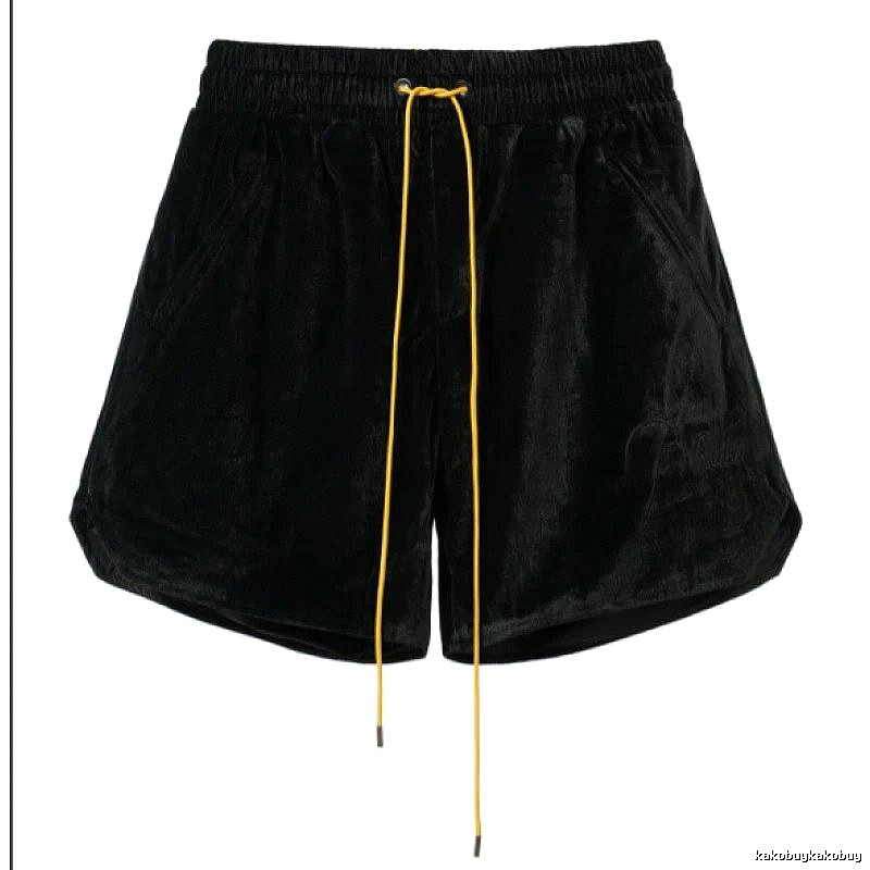 RHUDE black casual shorts