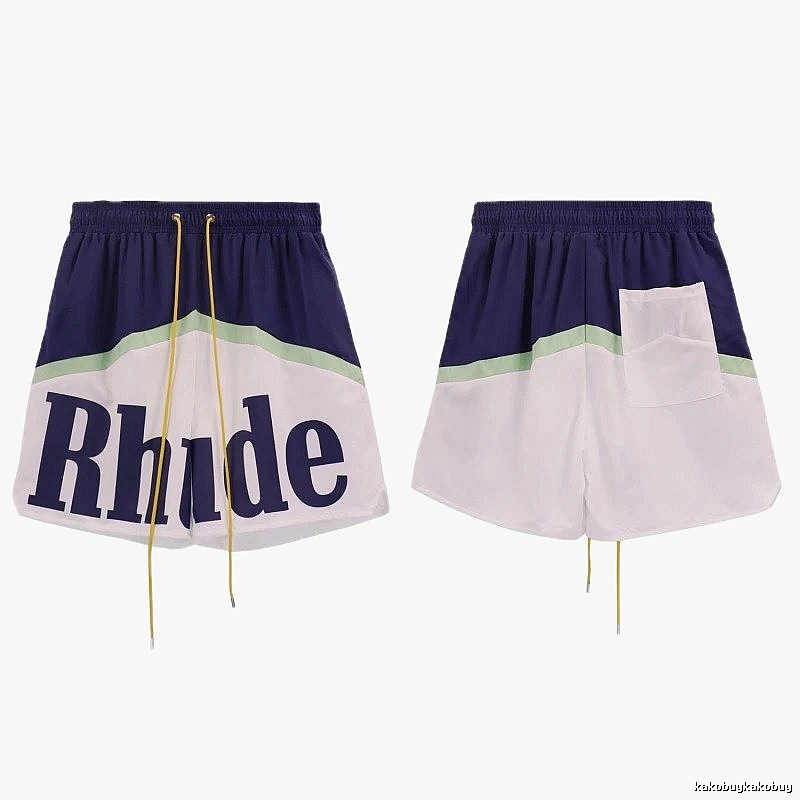 RHUDE Color-Block Sports Shorts