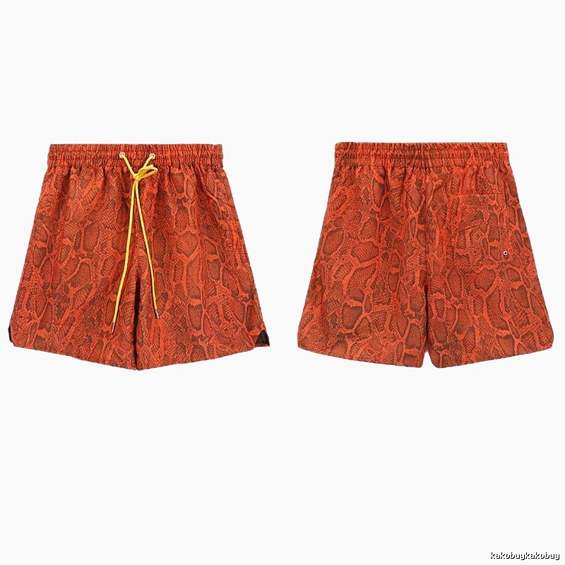 RHUDE Snake Pattern Retro Shorts