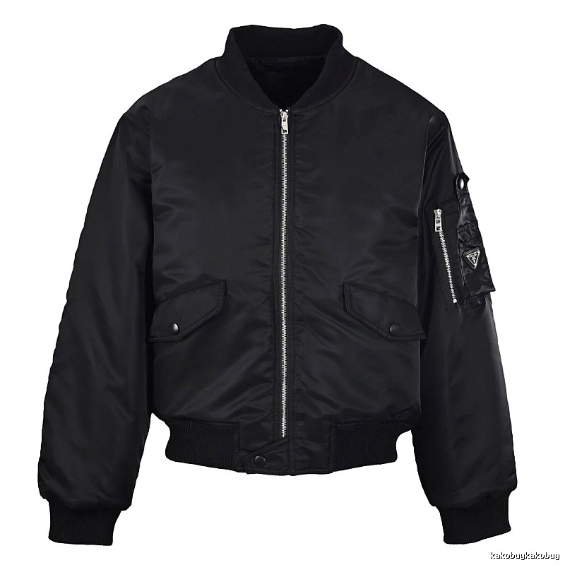Sleeve Zip Pocket Utility Bomber Jacket by C.P. - Winter