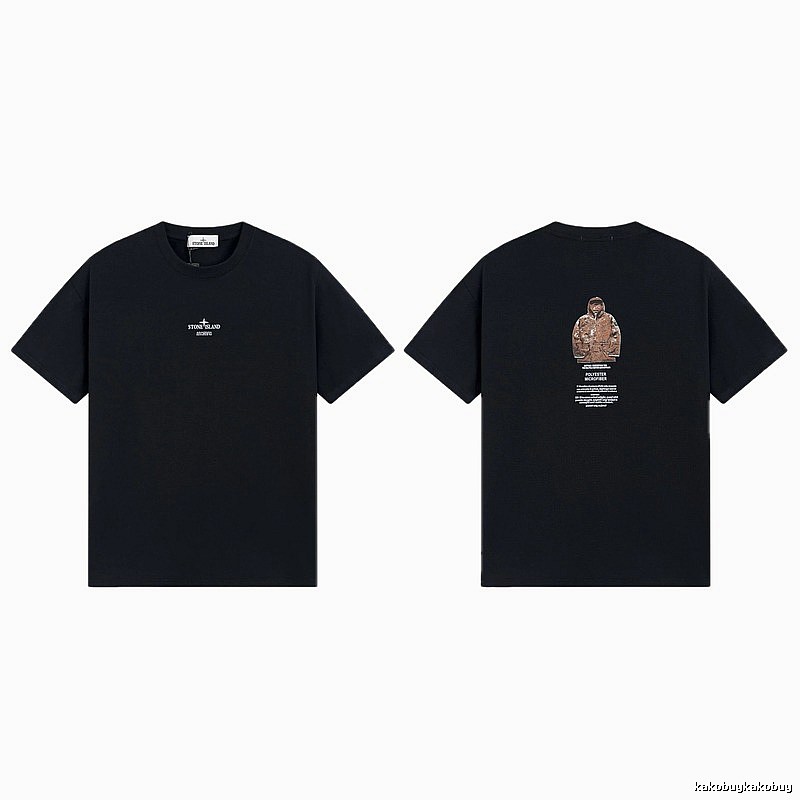 Stone Island Archive Series Street Style Black T-Shirt