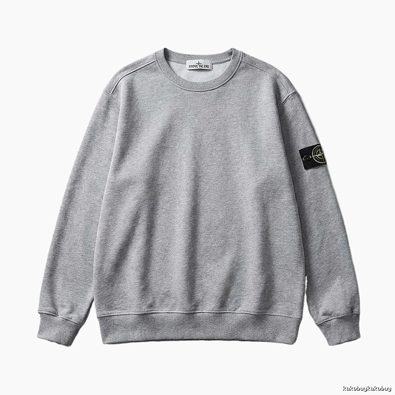 Stone Island basic grey sweatshirt