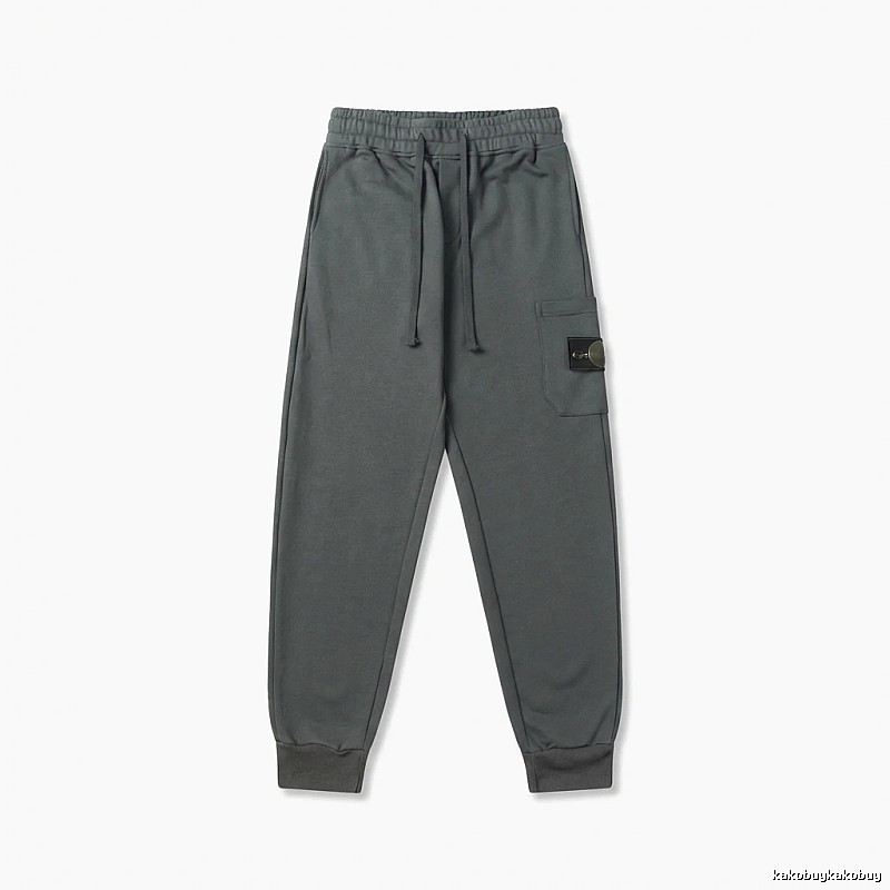 Stone Island workwear style dark grey sweatpants