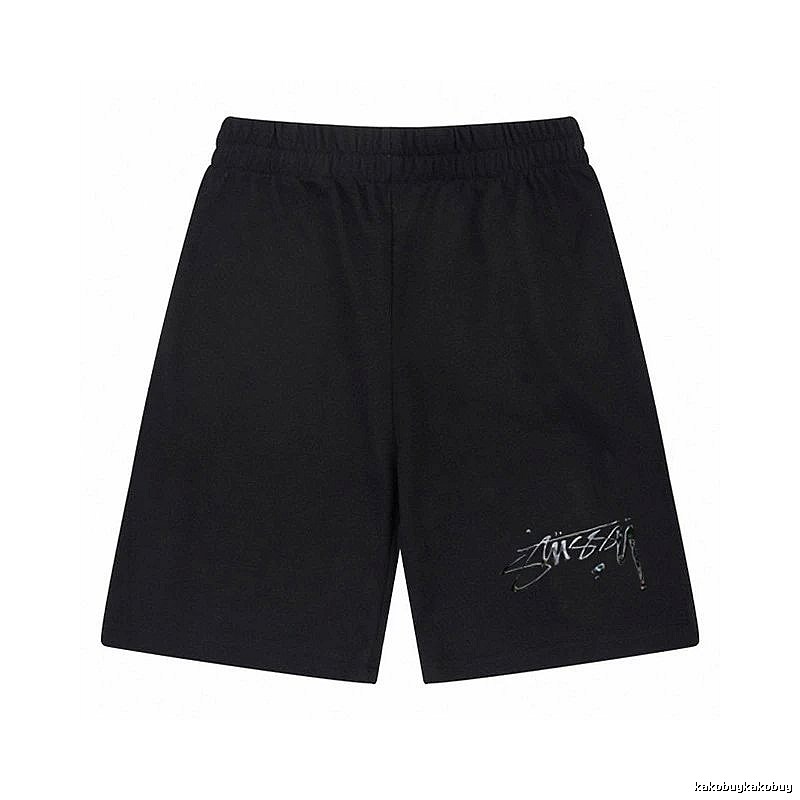 Stussy Basic Style Trendy Black Shorts