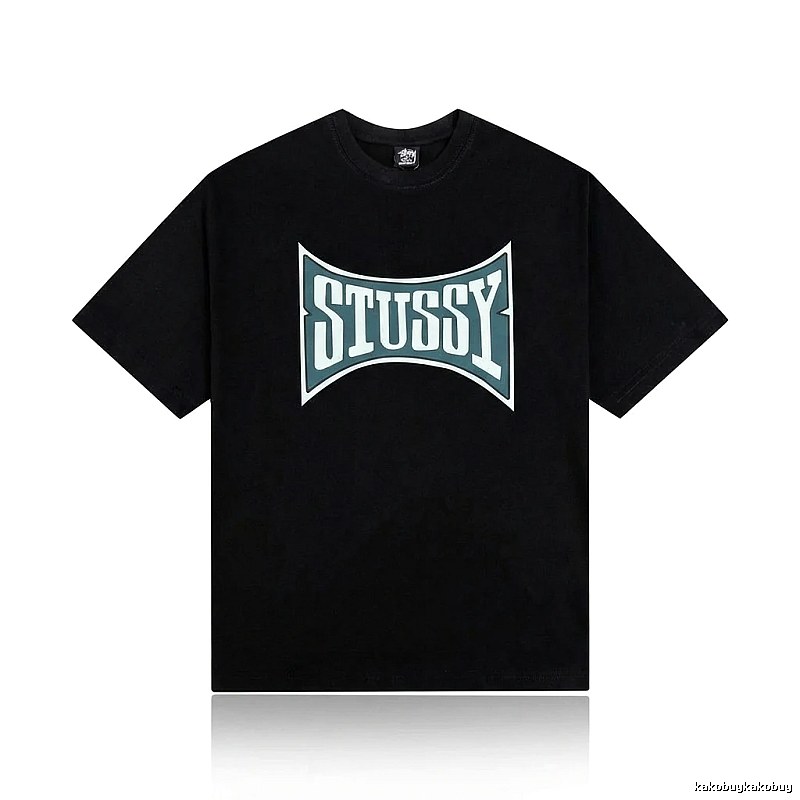 Stussy classic black T-shirt