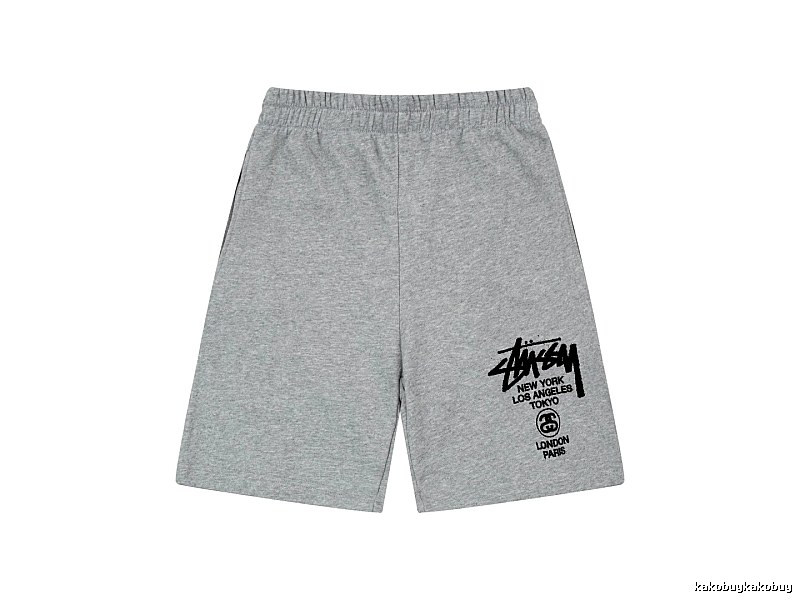 Stussy classic casual gray shorts