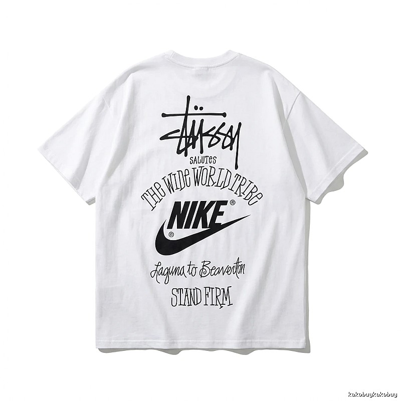 Stussy Co-branded Simple White T-shirt