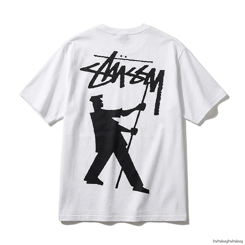 Stussy Graffiti Style White T-shirt