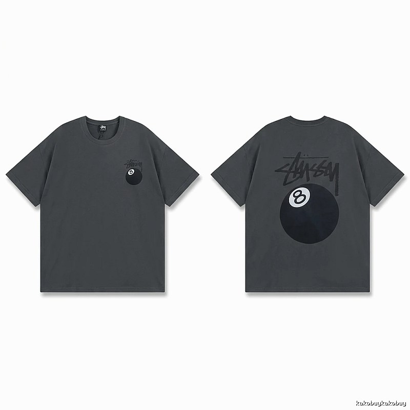 Stussy No.8 Retro Black T-shirt