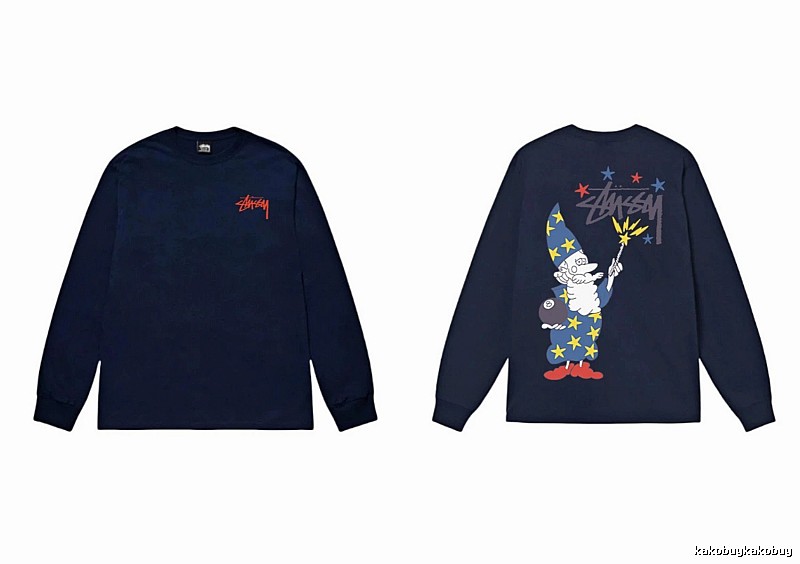 Stussy Wizard Series Dark Style Long-sleeve