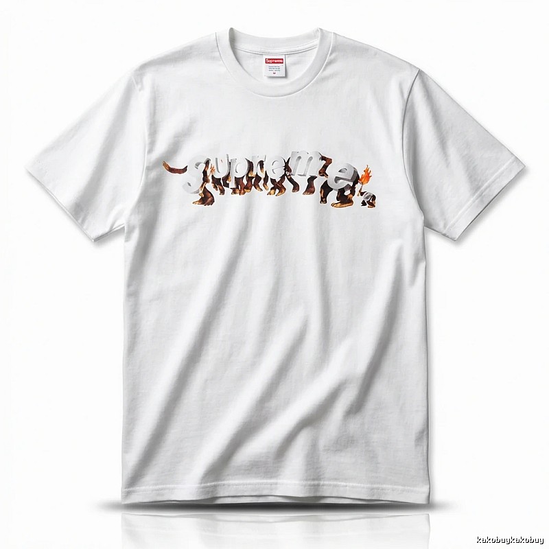 Supreme Animal Print White T-shirt