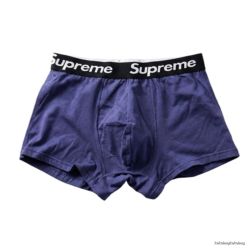 Supreme basic dark blue underwear