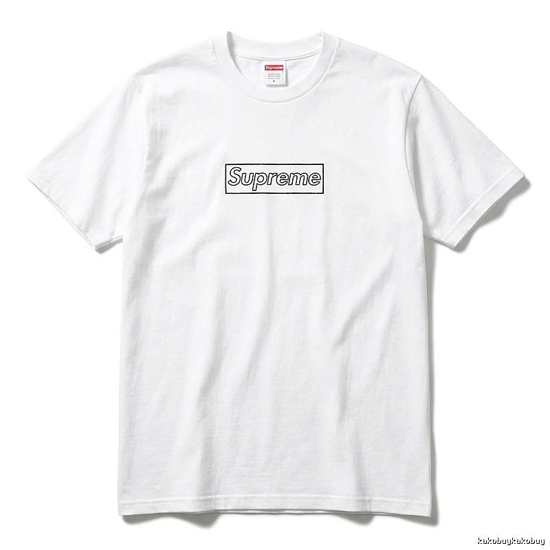 Supreme Basic Simple White T-shirt