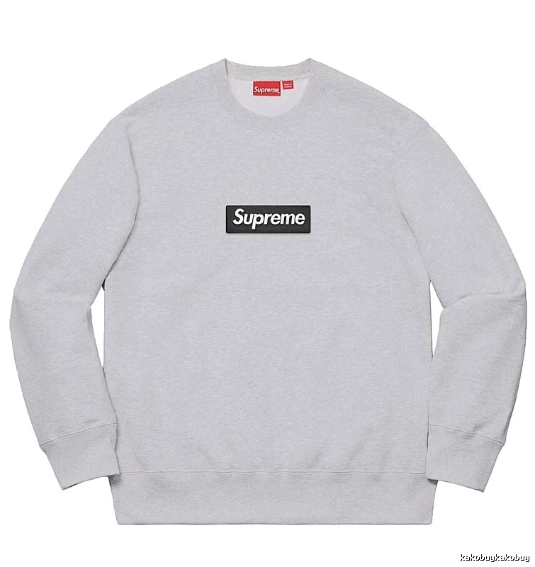 Supreme Classic Logo hoodie Gray Red Oversized with Travel-Friendly Style