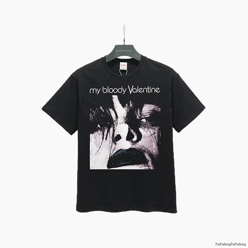 Supreme Collab Portrait Street Style Black T-Shirt