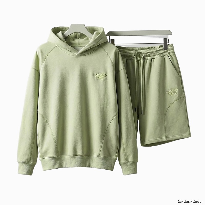SynaWorld casual style light green suit