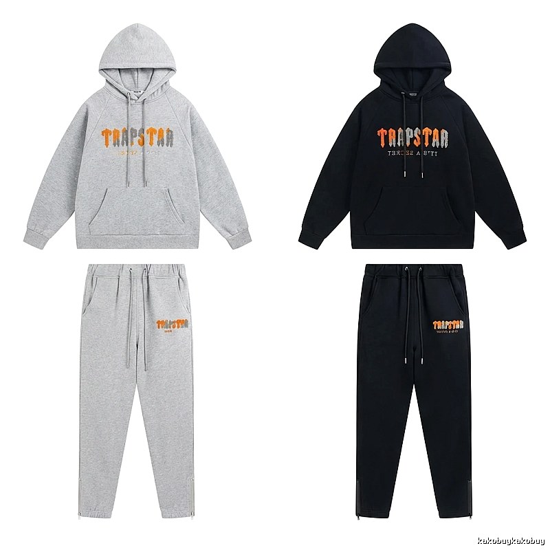 Trapstar Printed Streetwear Set (Grey/Black)