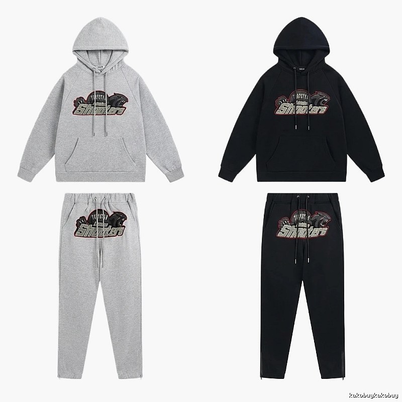 Trapstar sporty grey/black suit set