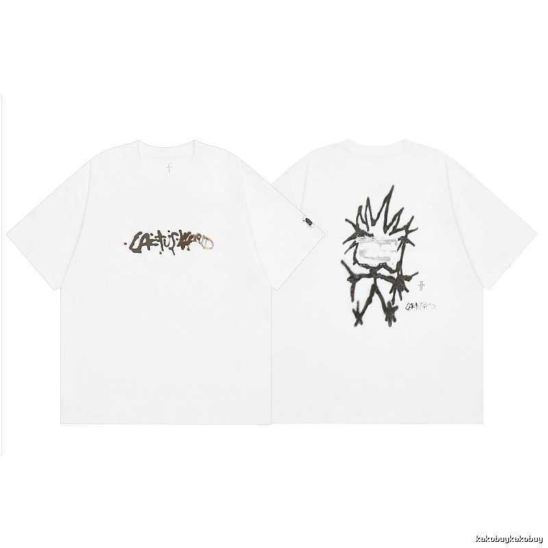 Travis Scott Gift Ready Graphic T-shirt Brown Travis Scott with Standout Detail