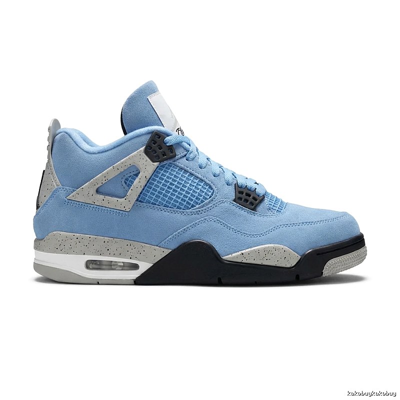 Trendy light blue shoes of Jordan 4