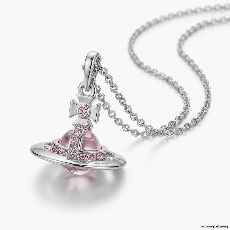 Vivienne Westwood Saturn series silver necklace