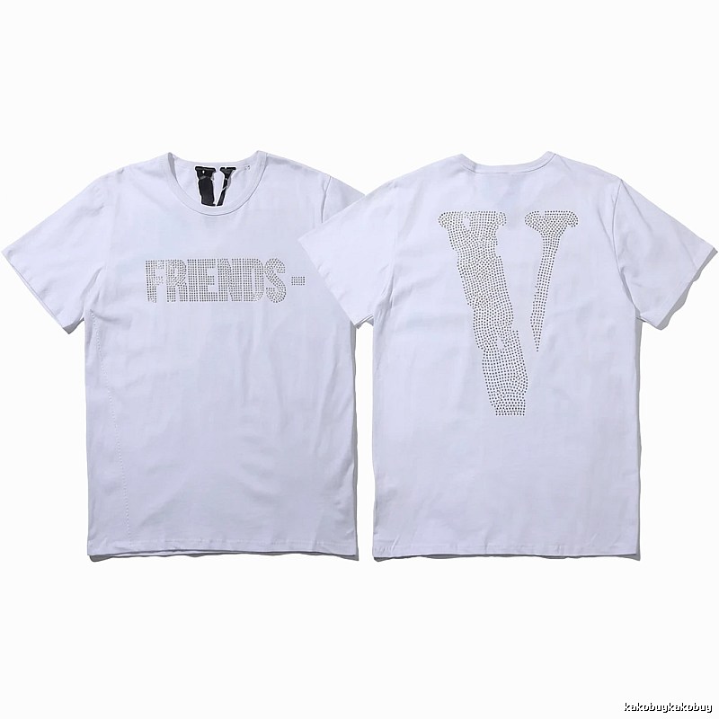 Vlone Friends Series Simple White T-shirt
