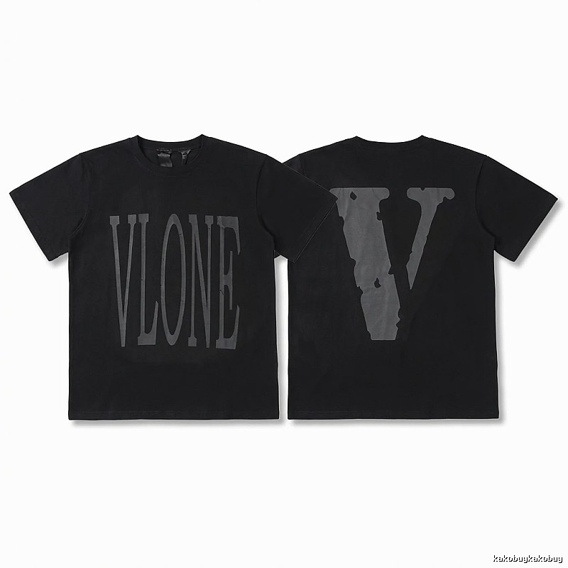 Vlone minimalist style black T-shirt