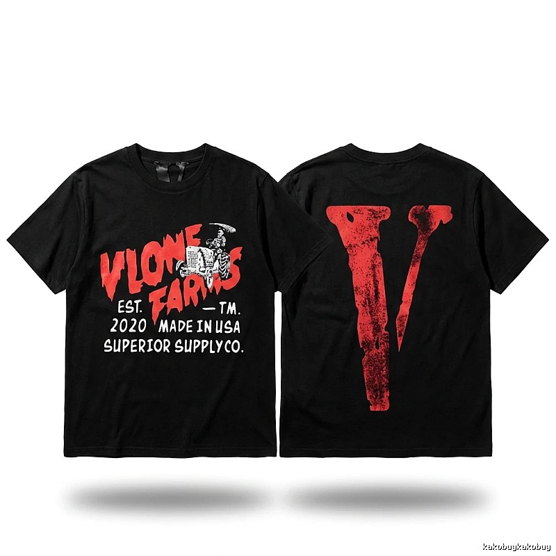 Vlone retro-style black T-shirt