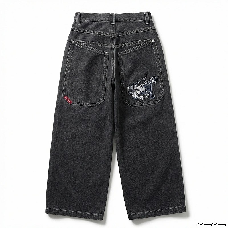 Y2K dark style jeans
