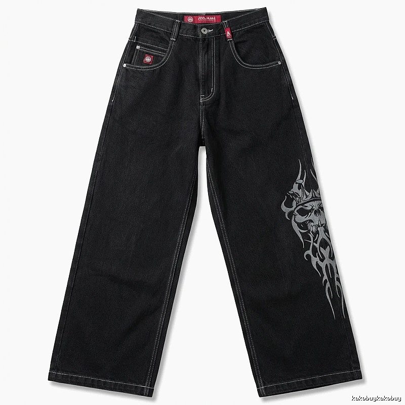 Y2K style black jeans